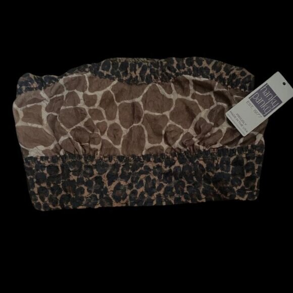 New Hanky Panky Bandeau Bra Leopard Lace XS - Picture 2 of 4